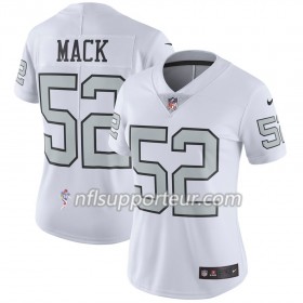 Maillot Femme Oakland Raiders Khalil Mack 52 Nike Silver 